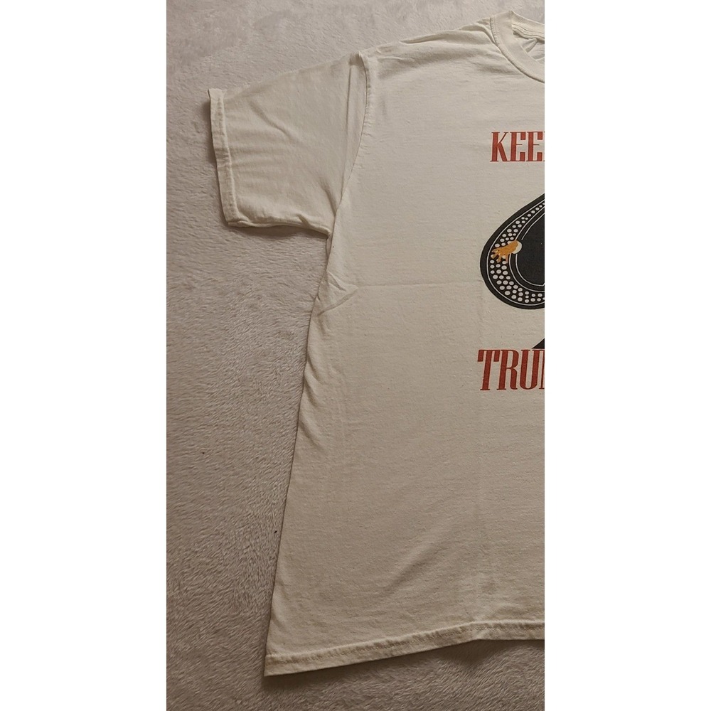 Gildan Keep America Trump Tight Spade Graphic T-Shirt White Men's Short sleeve L - Picture 10 of 13